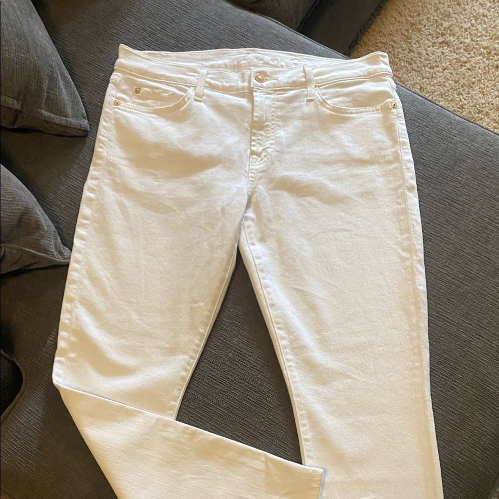 7’s White Denim Jean